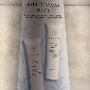 INNERSENSE Organic Beauty-Hair Revival Duo Holiday Set|Detox Hair Mask,Hydrating